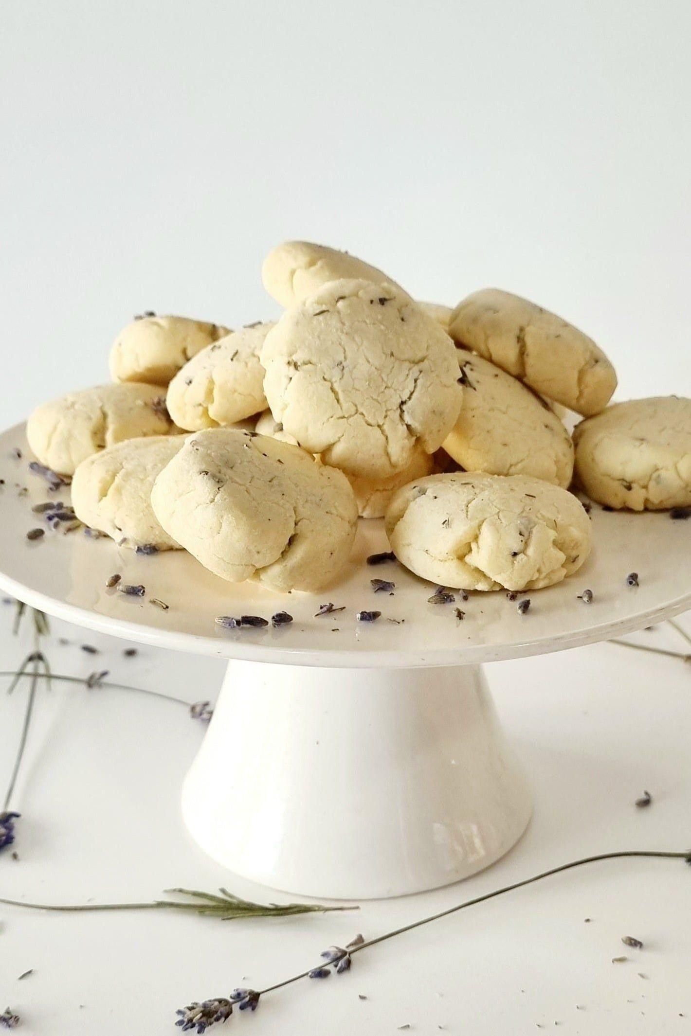 Lavender Shortbread Bites