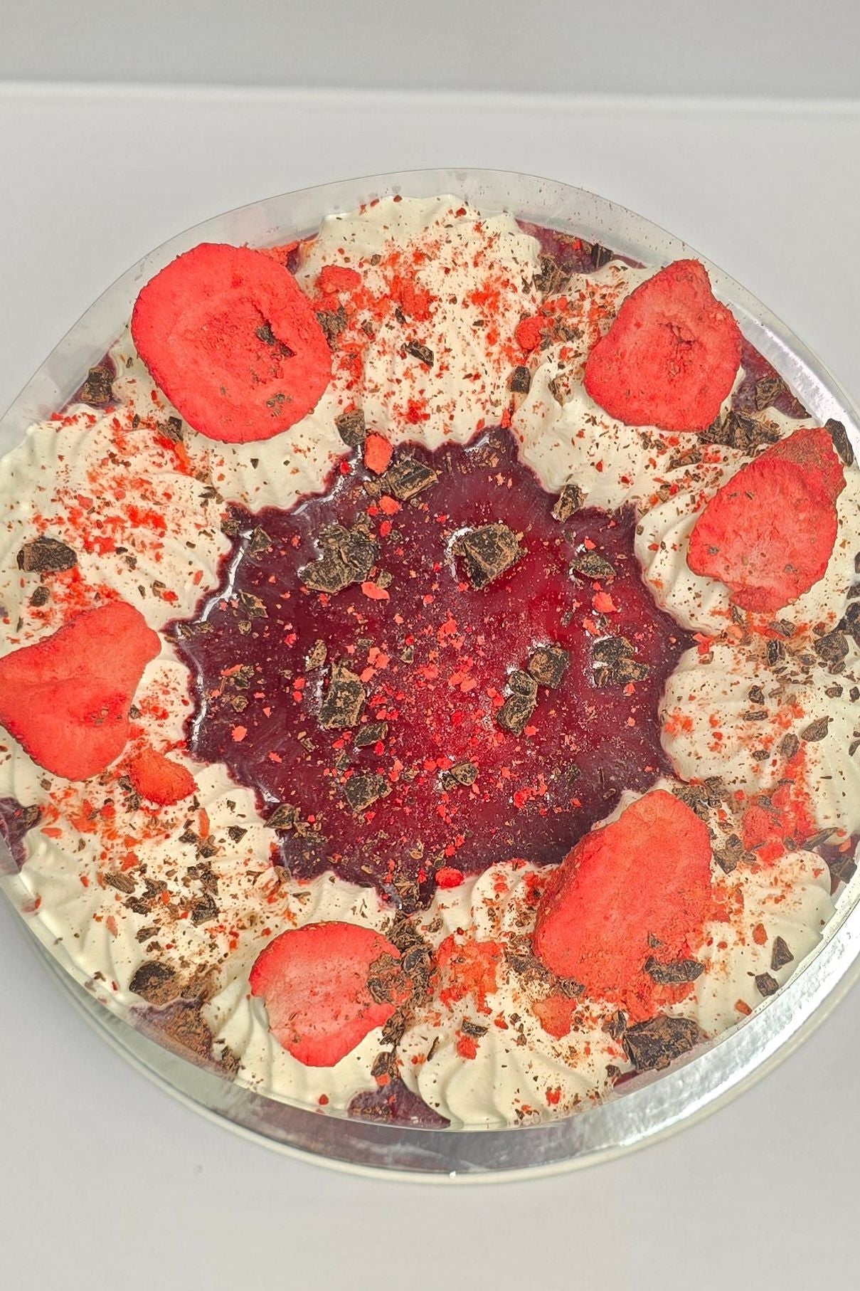 *VEGAN* Chocolate & Strawberry Cheesecake