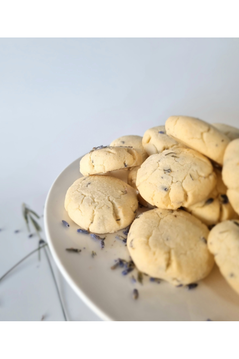 Lavender Shortbread Bites
