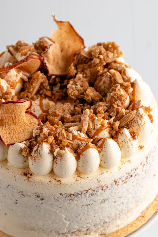 Spiced Apple Crumble and Caramel