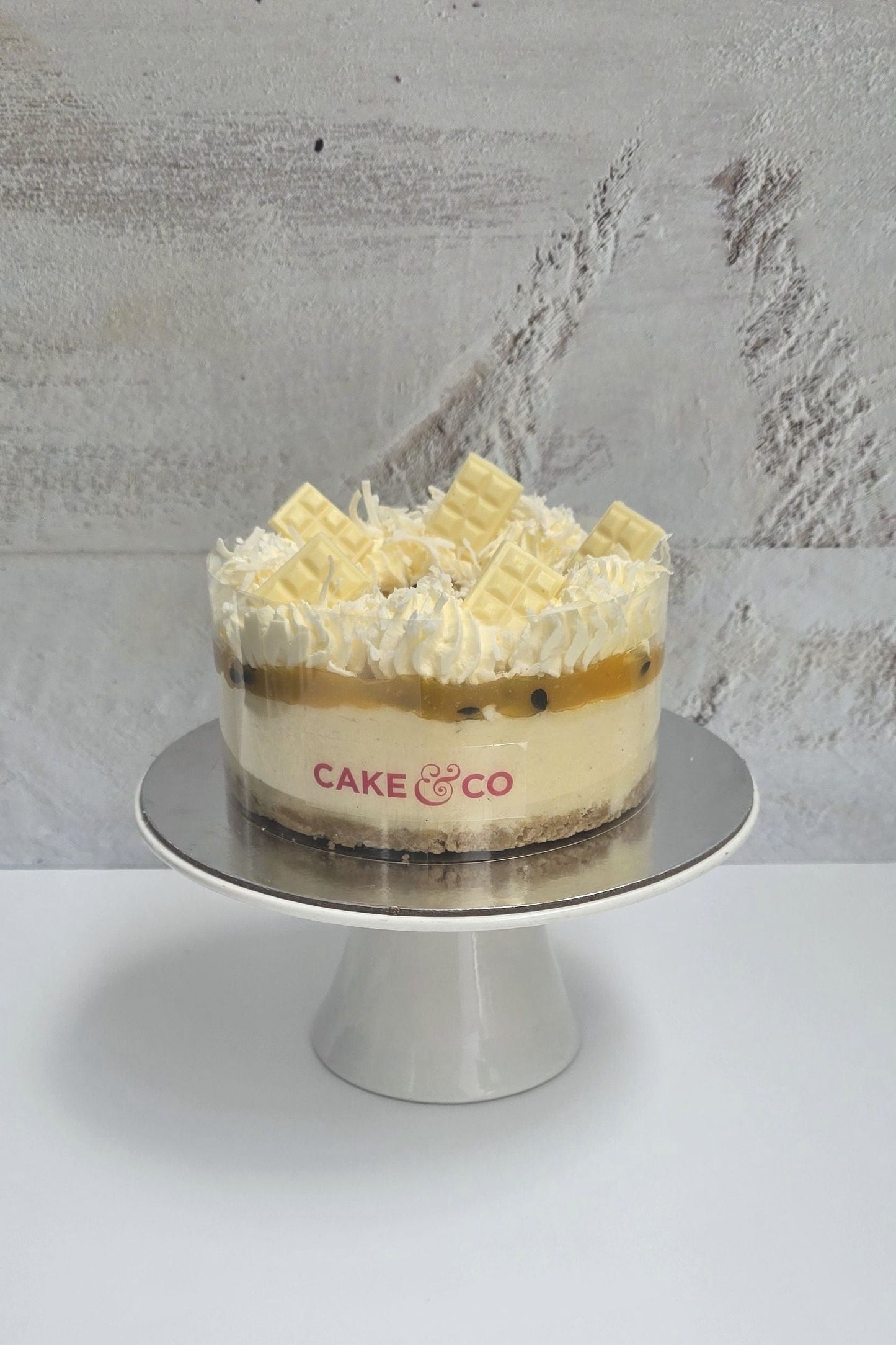 Passionfruit & Coconut Cheesecake