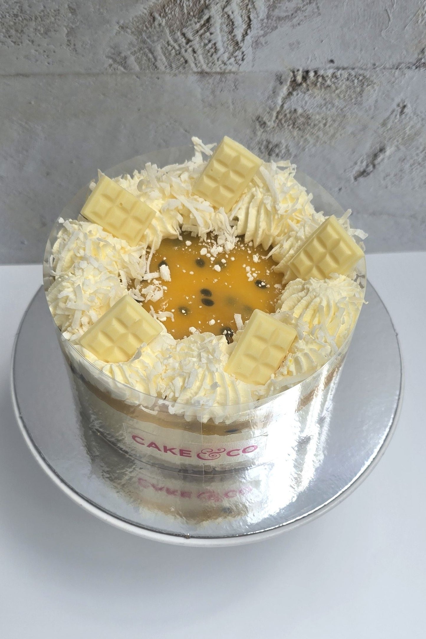 Passionfruit & Coconut Cheesecake