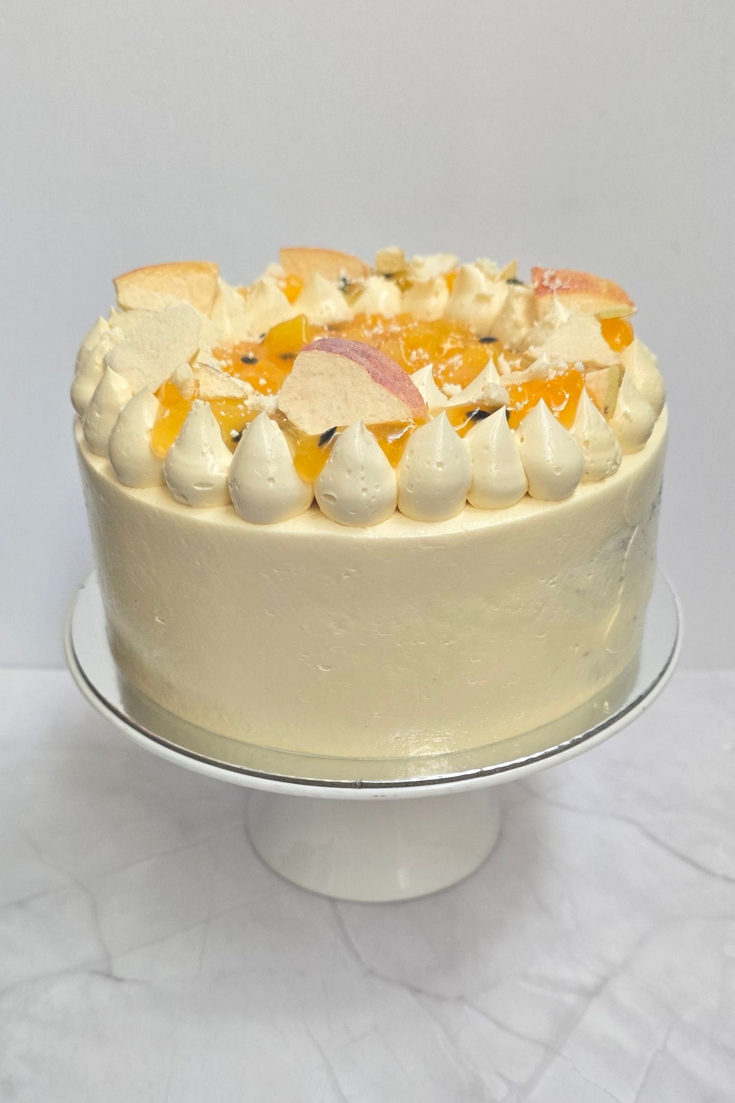 Peach and Passionfruit