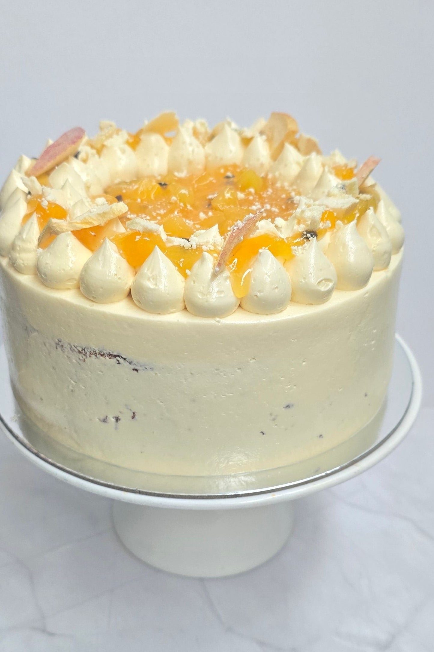 Peach and Passionfruit
