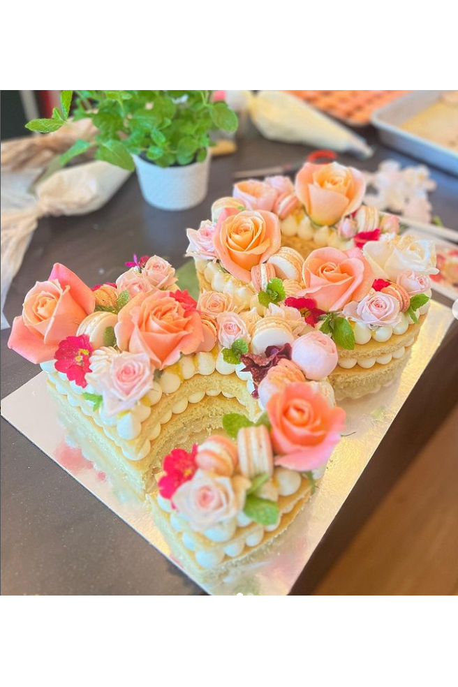 Number Cookie Cakes