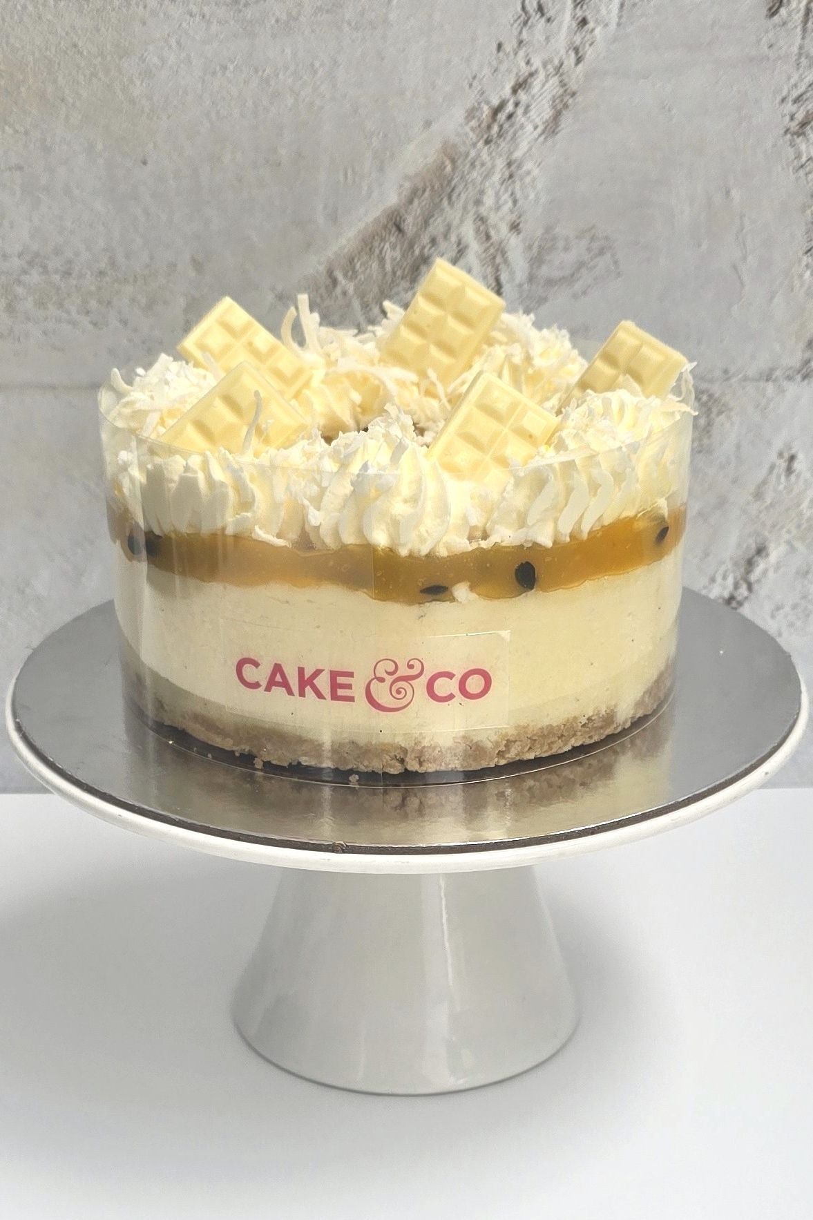 Coconut & Passionfruit Cheesecake