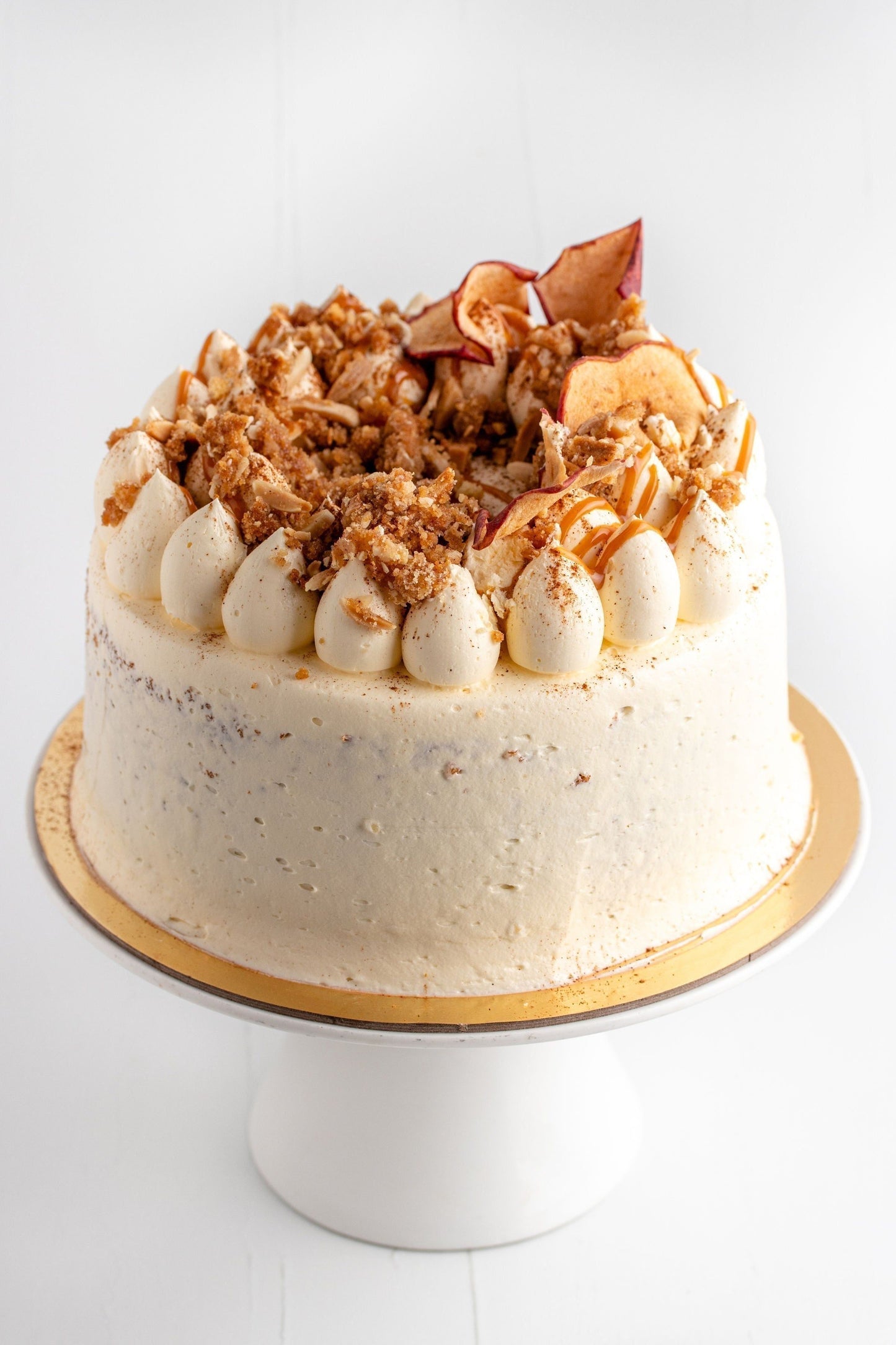 Spiced Apple Crumble and Caramel