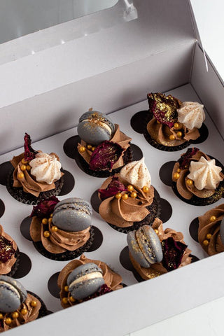 Chocolate Fancy Mini Cupcakes - 12 pack