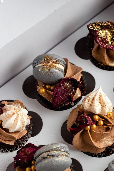 Chocolate Fancy Mini Cupcakes - 12 pack