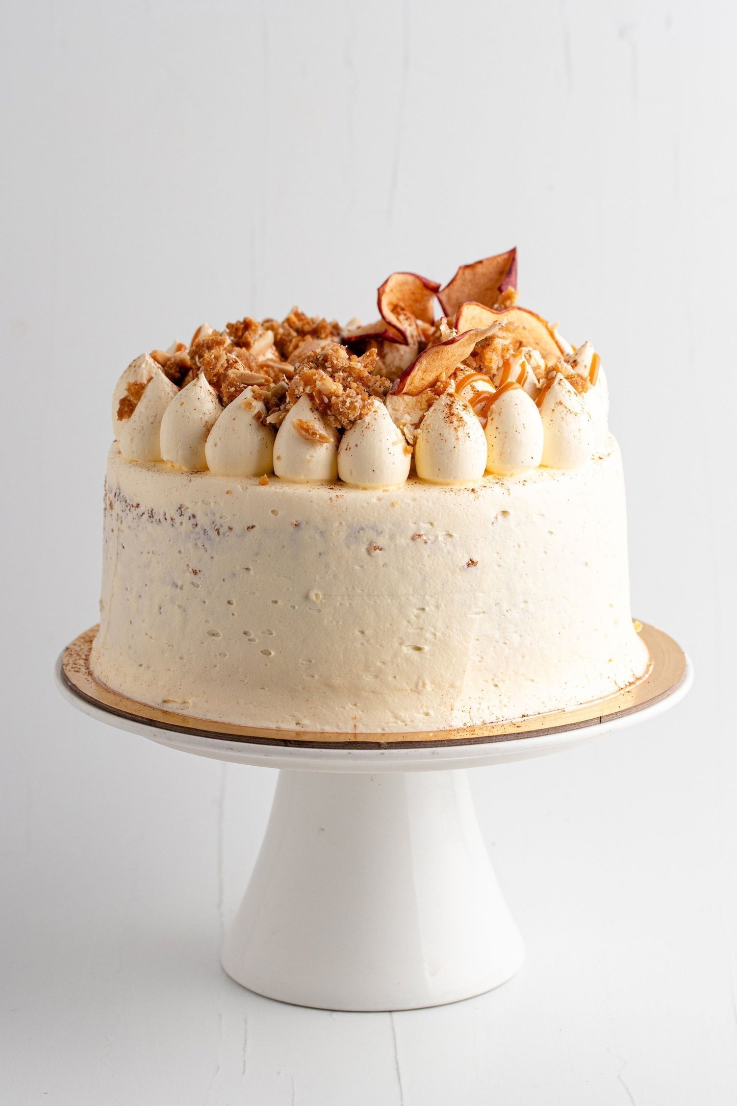 Spiced Apple Crumble and Caramel