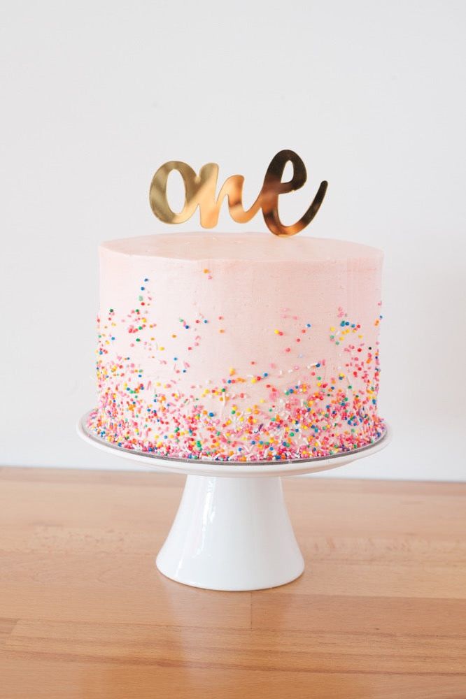 Fairy Sprinkles 3 Layer Cake